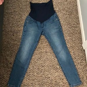 indigo maternity jeans